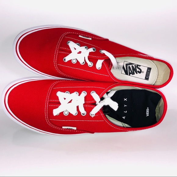 VANS Alyx Studios OG Style 43 LX True Red Sneakers - Picture 2 of 12